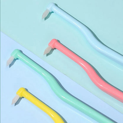 Pet Toothbrush Set for Dogs & Cats - Small Head Soft Bristle Brush for Easy Teeth Cleaning & Fresh Breath