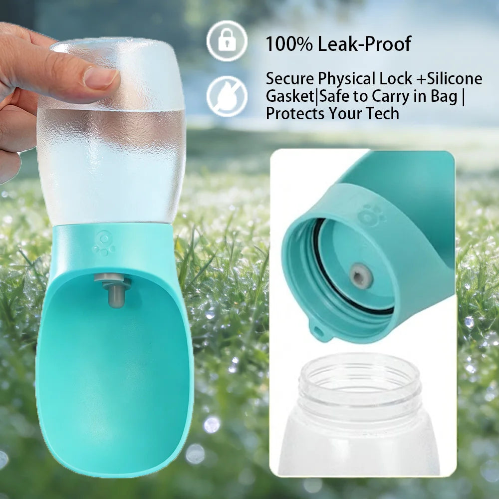 Portable Dog Water Bottle – Leakproof Travel Pet Drinking Cup for Dogs & Cats