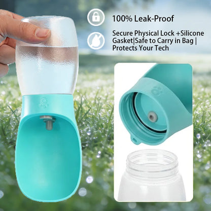 Portable Dog Water Bottle – Leakproof Travel Pet Drinking Cup for Dogs & Cats