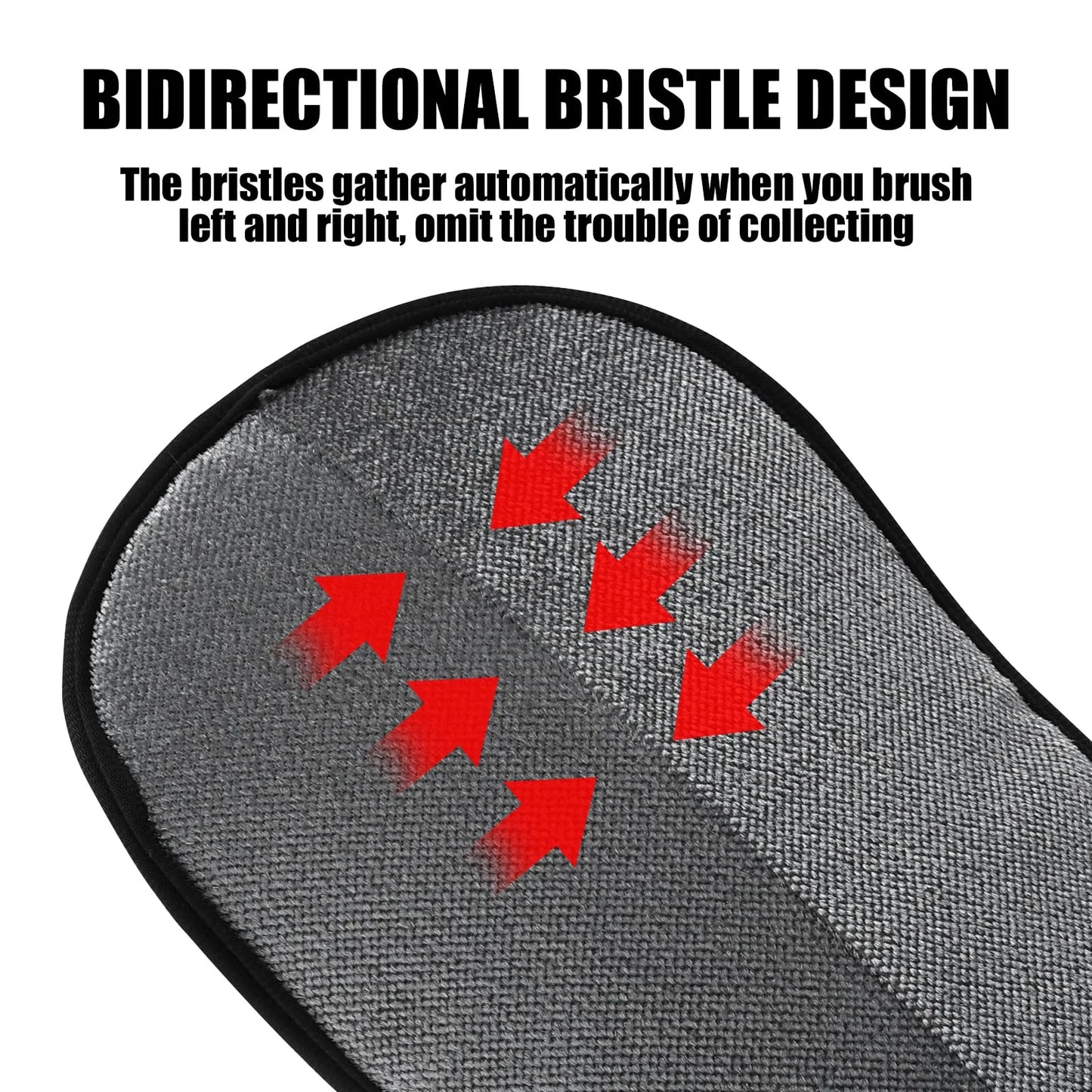 Double-Sided Pet Deshedding Glove Brush - Dog & Cat Hair Remover Mitt for Fur Grooming & Carpet Cleaning