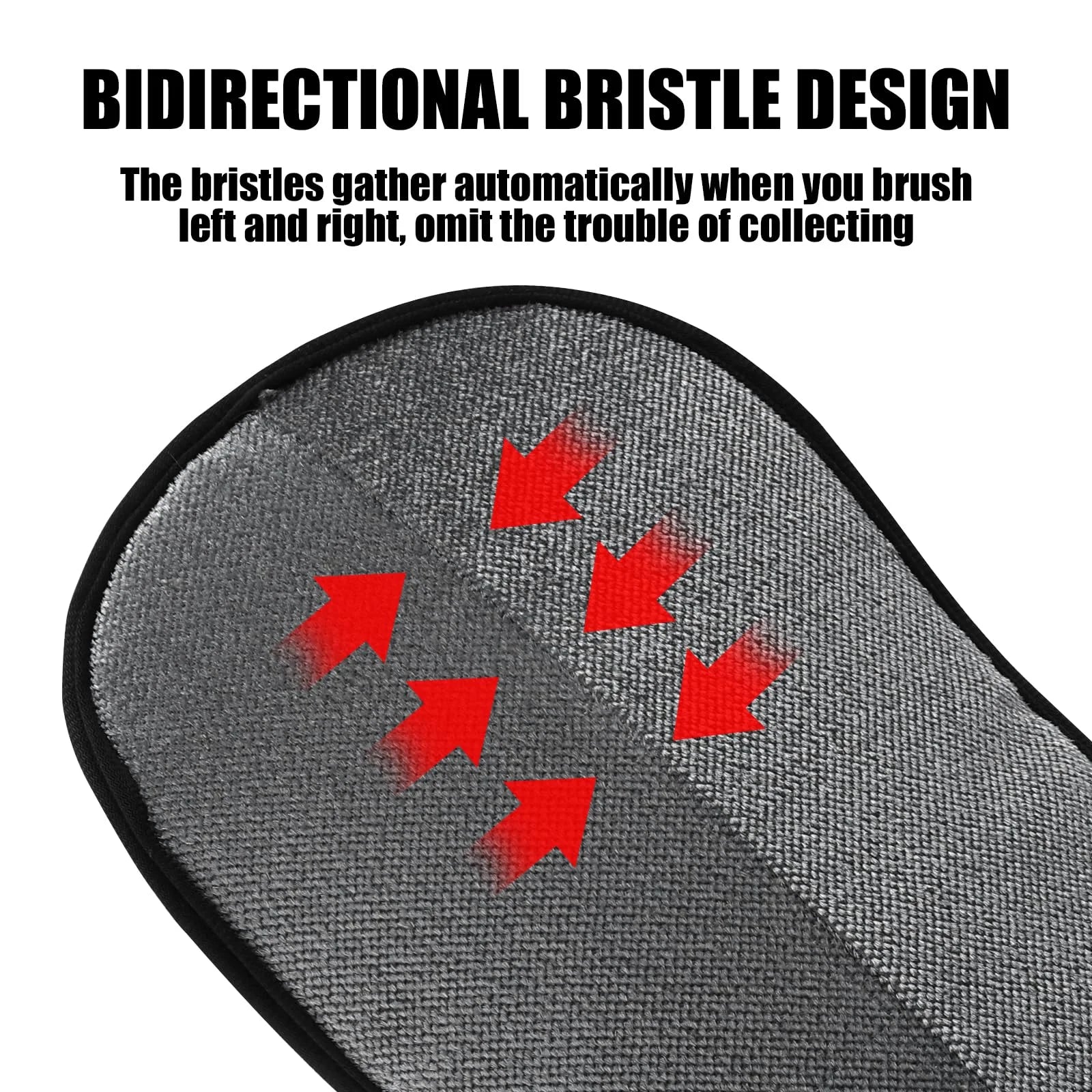 Double-Sided Pet Deshedding Glove Brush - Dog & Cat Hair Remover Mitt for Fur Grooming & Carpet Cleaning