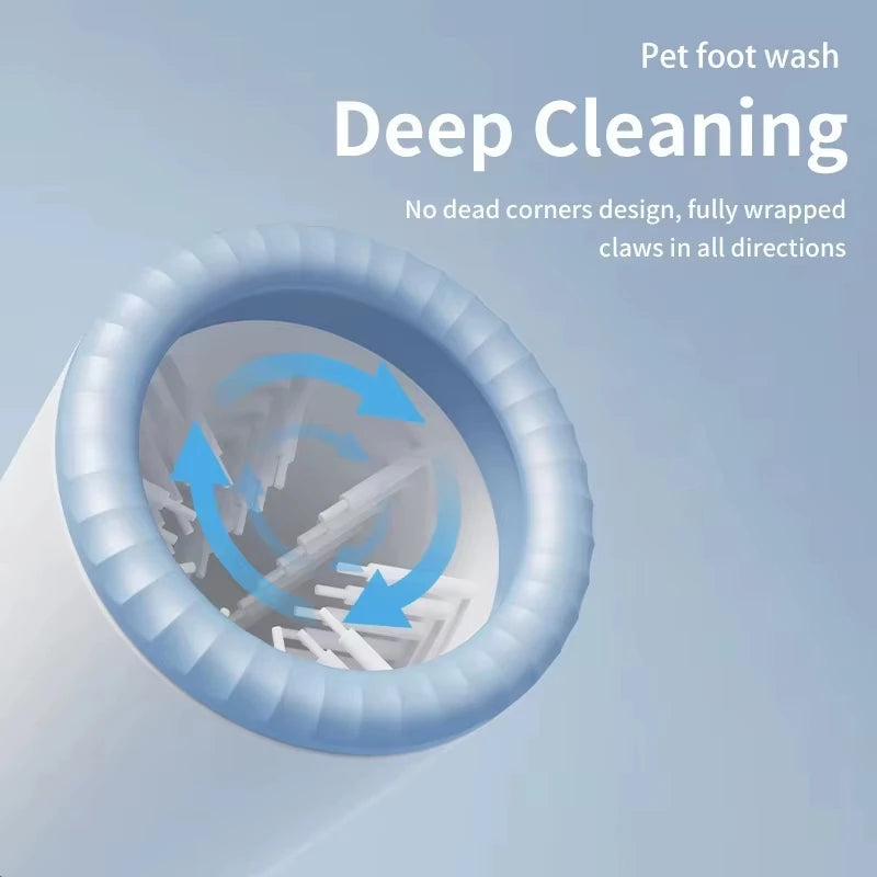Electric Dog Paw Cleaner Cup – Portable USB Rechargeable Waterproof Paw Washer for Dogs